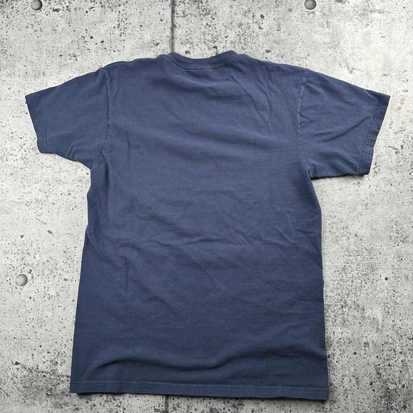 Vintage Navy Polo Ralph Lauren Center Spell Out Shirt Size M - Picture 3 of 6